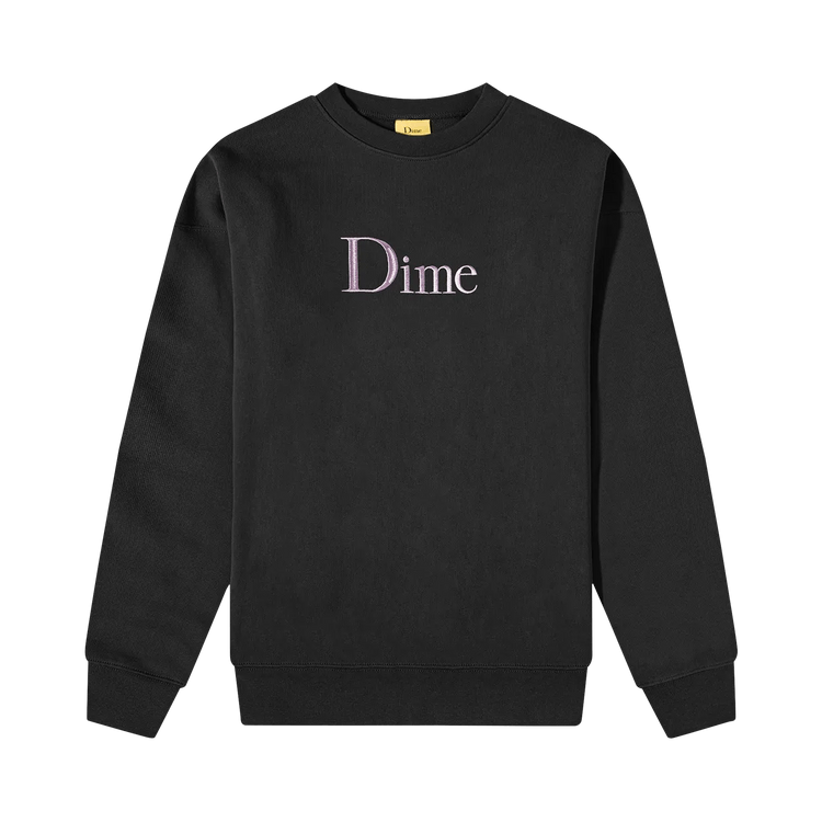 Dime Classic Logo Crewneck "Black"