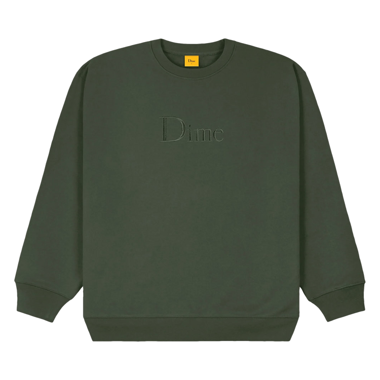 Dime Classic Logo Crewneck "Thyme"
