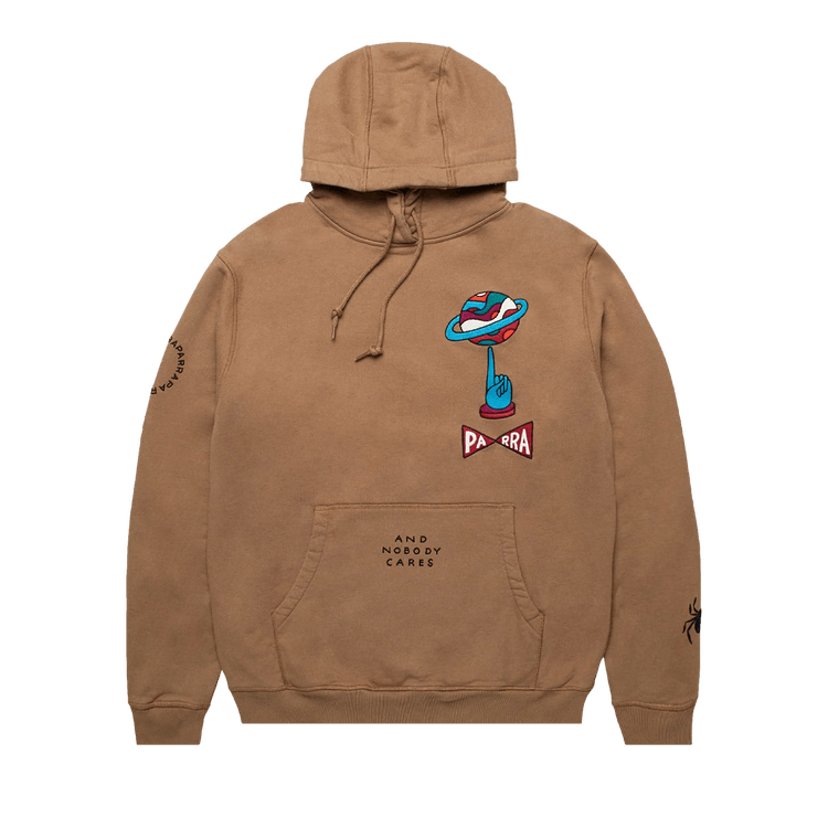 Parra World Balance Hooded Sweatshirt "Camel"