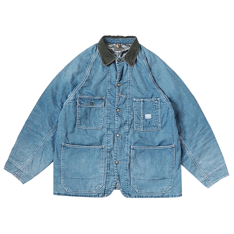 Kapital 8oz Denim Lining Cactus Coverall (Processing) "Indigo Processing"