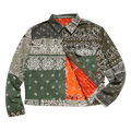 Kapital Flannel Reversible Bandana 1st Jacket "Khaki/Orange"