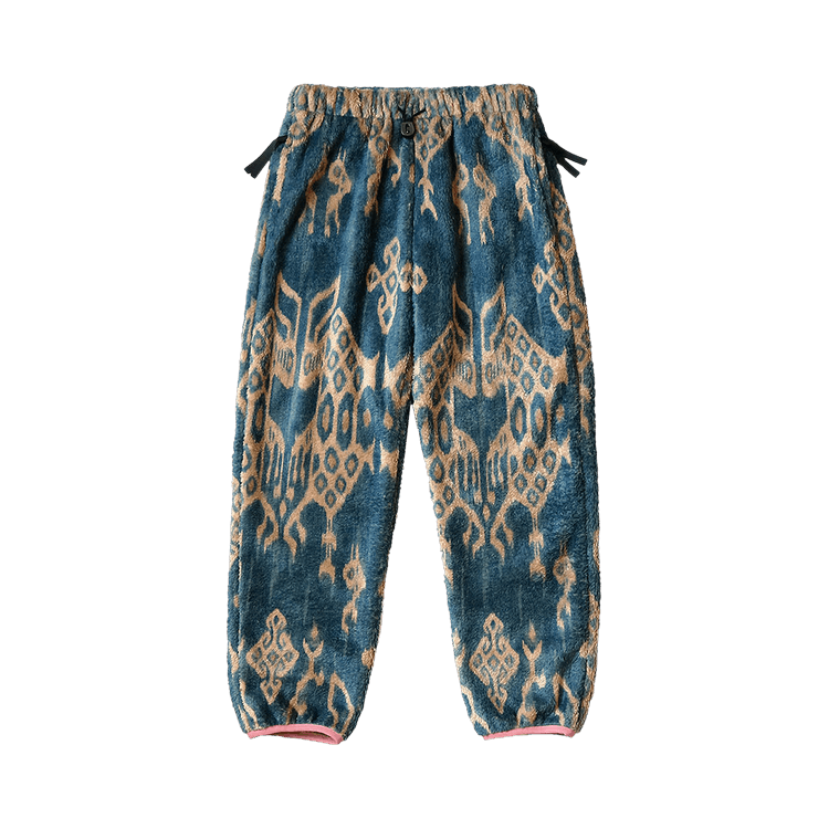 Kapital Java Kasuri Fleece Easy Pants "Navy"