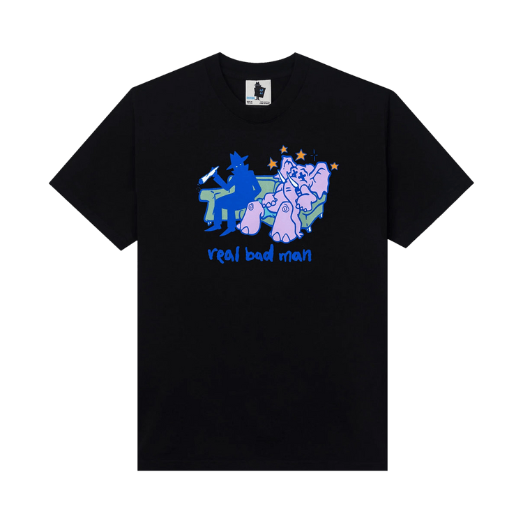 Real Bad Man Zonked Friends Short-Sleeve Tee "Black"