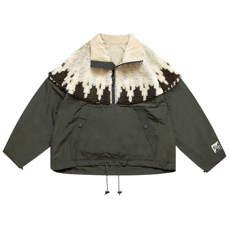 Kapital 60/40 Cloth x BOA Fleece Nordic Anorak "Brown"