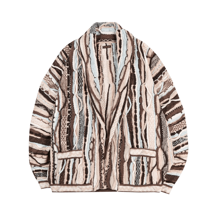 Kapital 7G Knit Gaudy Crew Sweater "Brown"