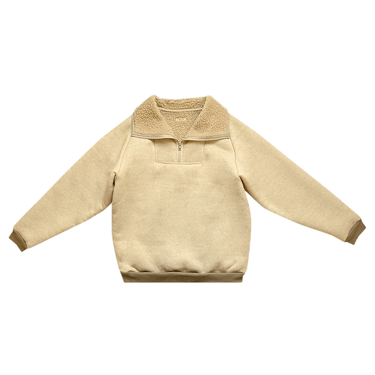 Kapital BOA Fleece Zip Alpine Pullover "Ecru"