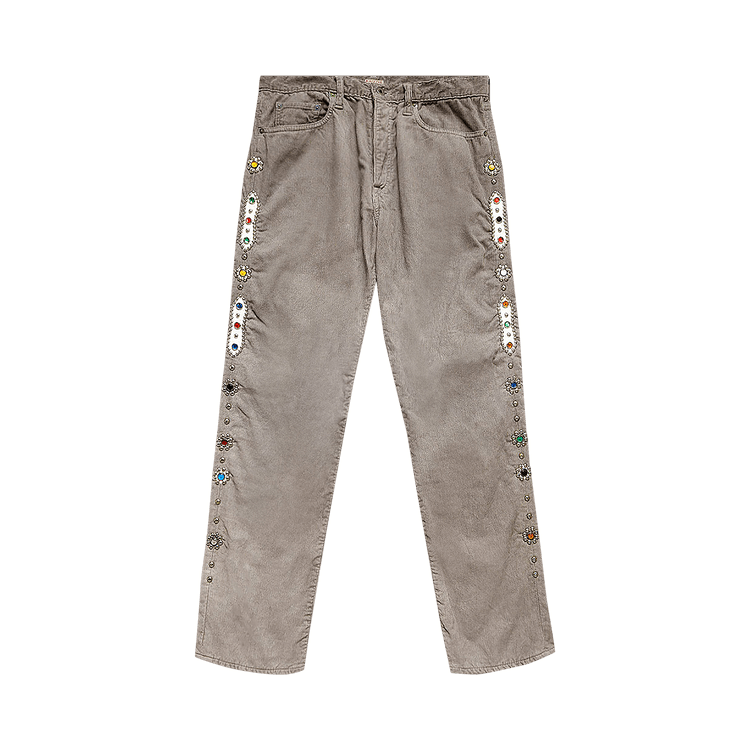 Kapital 14W Heavy Corduroy Napped Lining 5P Monkey Cisco "Dark Grey"