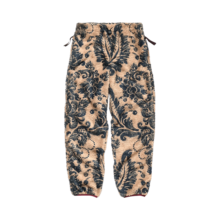 Kapital Damask Fleece Easy Pants "Beige"