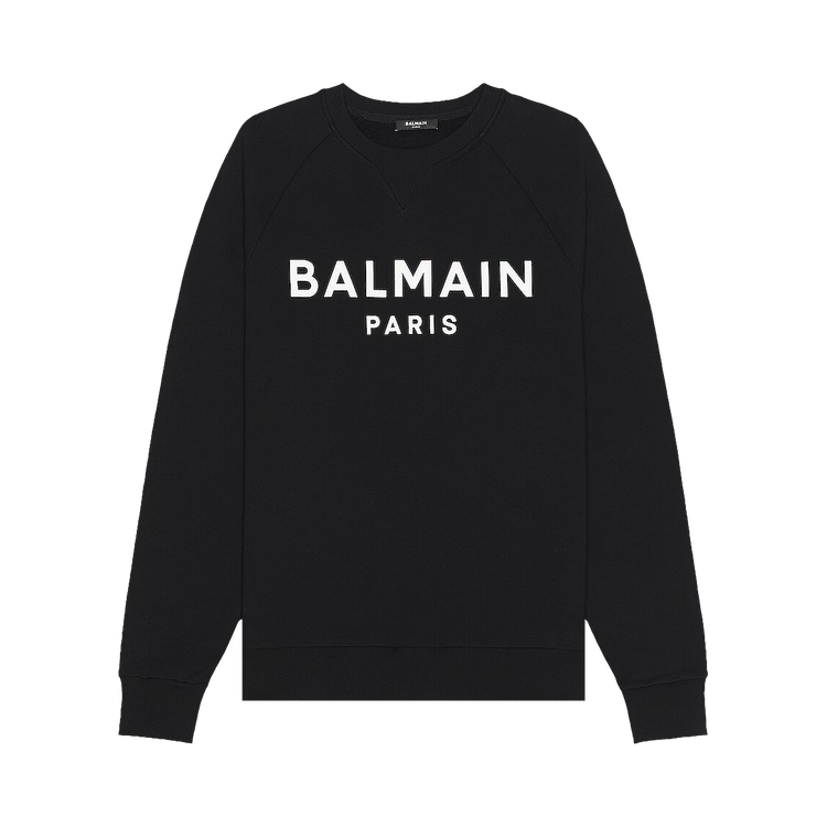Balmain Printed Sweatshirt "Noir/Blanc"