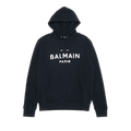 Balmain Printed Hoodie "Noir/Blanc"