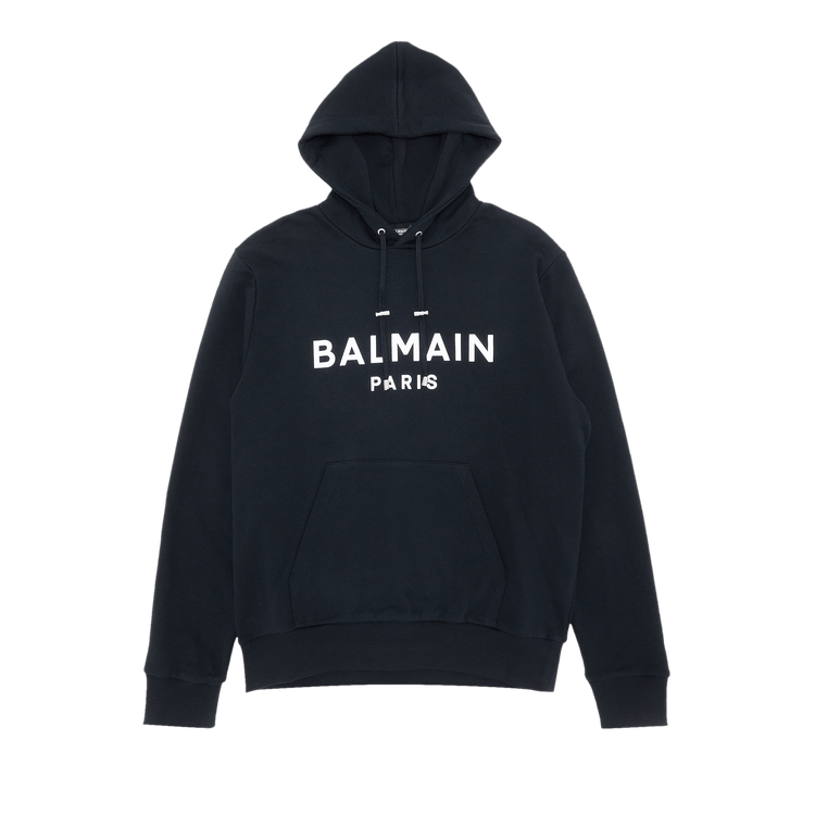 Balmain Printed Hoodie "Noir/Blanc"