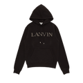 Lanvin Curb Emb Hoodie "Ebony"