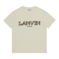 Lanvin Curb Emb Classic T-Shirt "Milk"