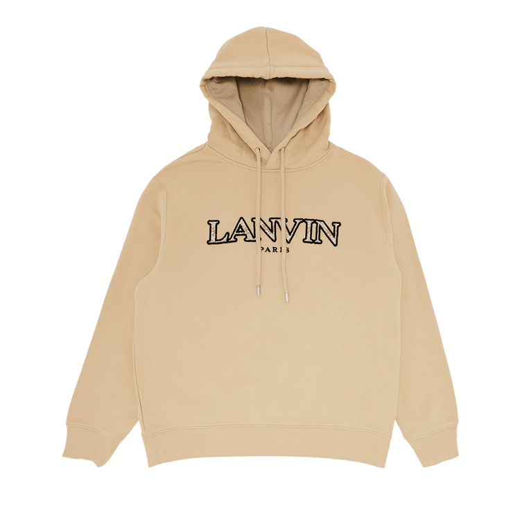 Lanvin Curb Emb Hoodie "Sand"