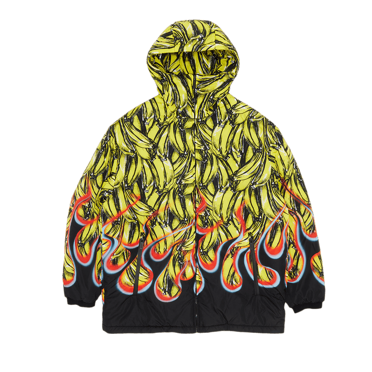 Prada Bananas and Flames Padded Jacket