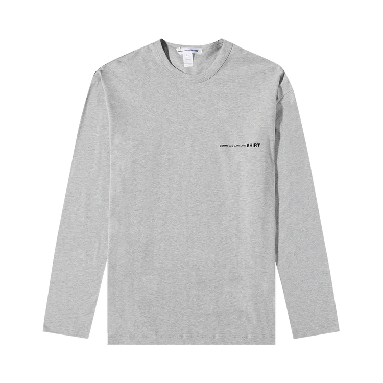 Comme des Garçons SHIRT Logo Long-Sleeve T-Shirt "Grey"