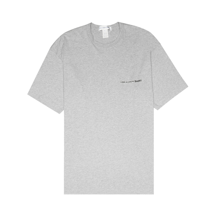 Comme des Garçons SHIRT Oversized Logo T-Shirt "Grey"