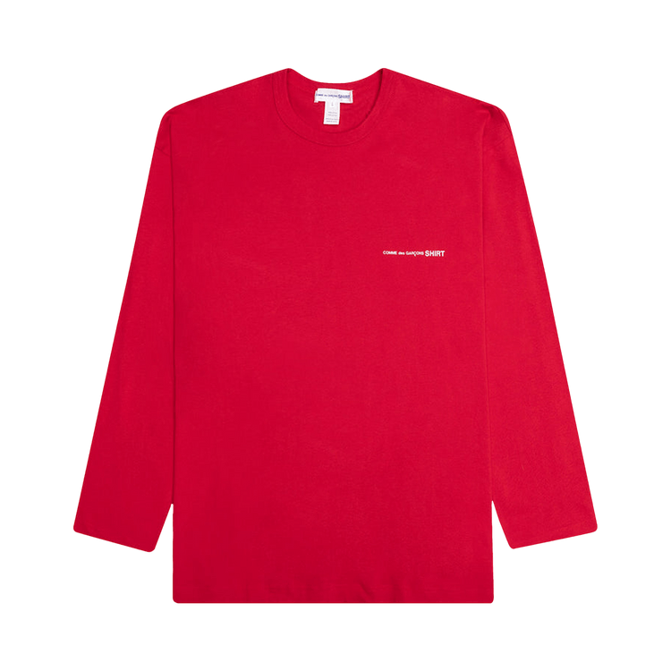 Comme des Garçons SHIRT Classic Long-Sleeve T-Shirt "Red"