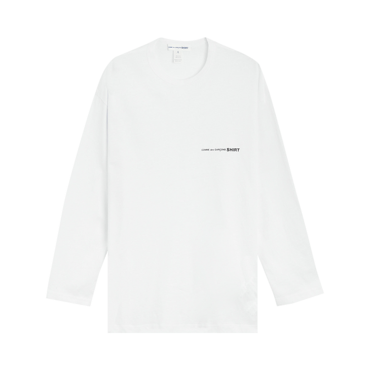 Comme des Garçons SHIRT Classic Long-Sleeve T-Shirt "White"