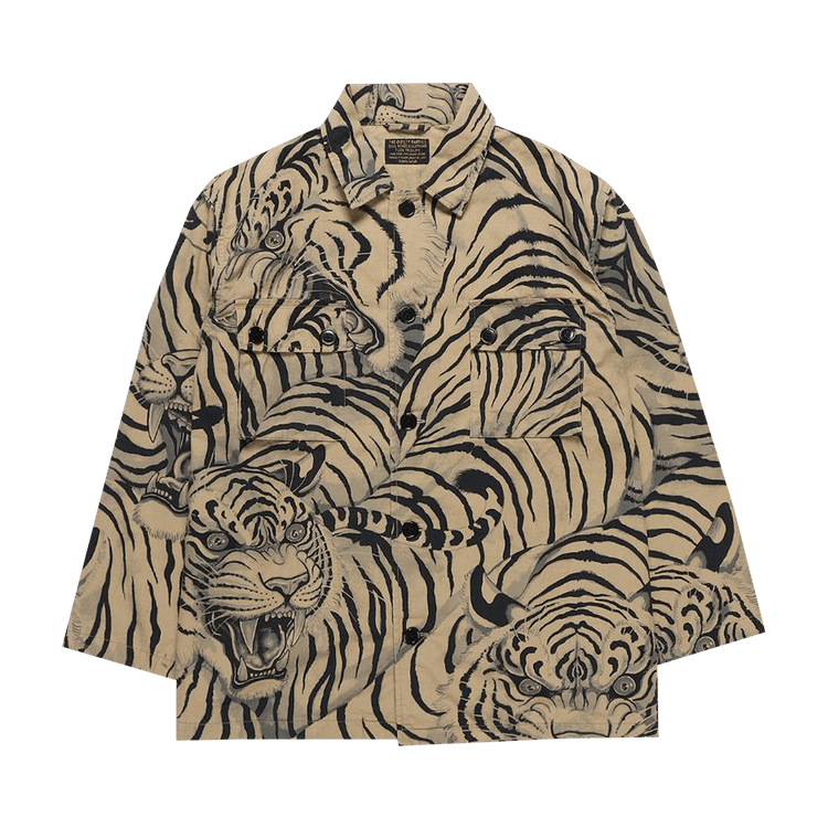 Wacko Maria Tim Lehi Army Shirt (Type-1) "Khaki"