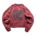 Enfants Riches Déprimés Girl/Gun Crewneck "Faded Red/Black"