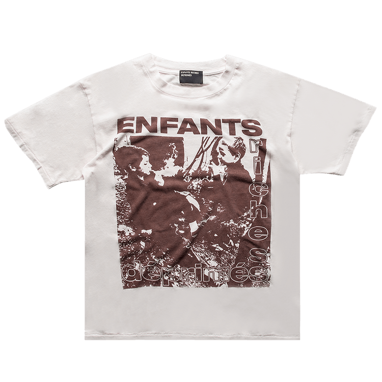 Enfants Riches Déprimés Boys Smoking T-Shirt "White/Red"