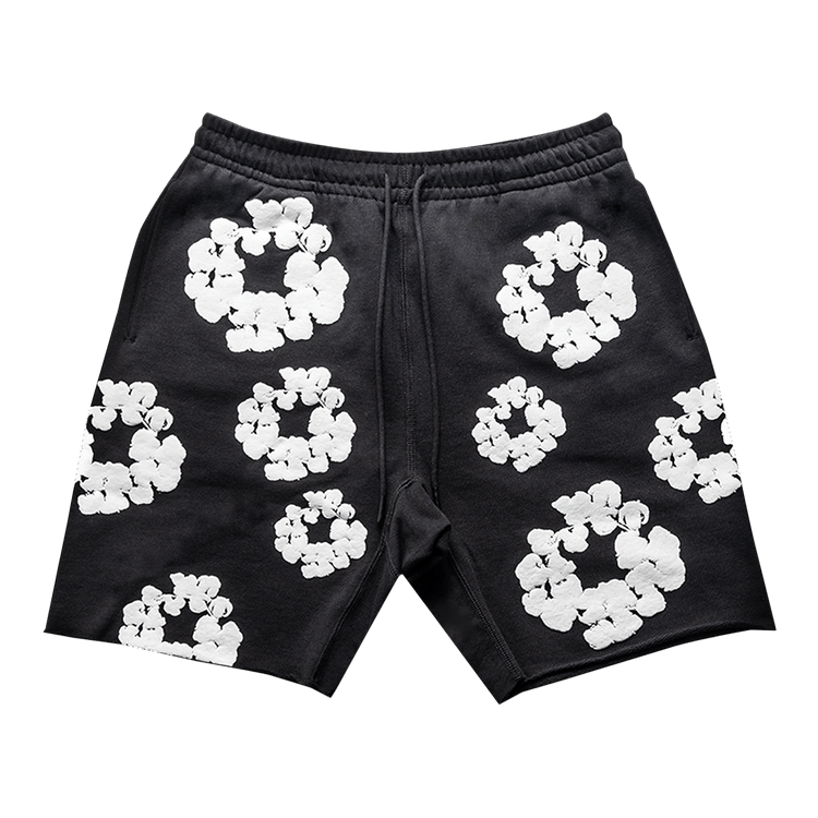 READYMADE x Denim Tears Wreath Sweatshorts "Black"