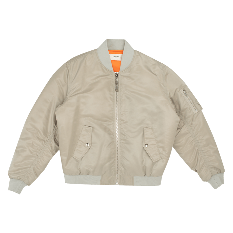 CELINE Bomber Jacket "Light Grey"
