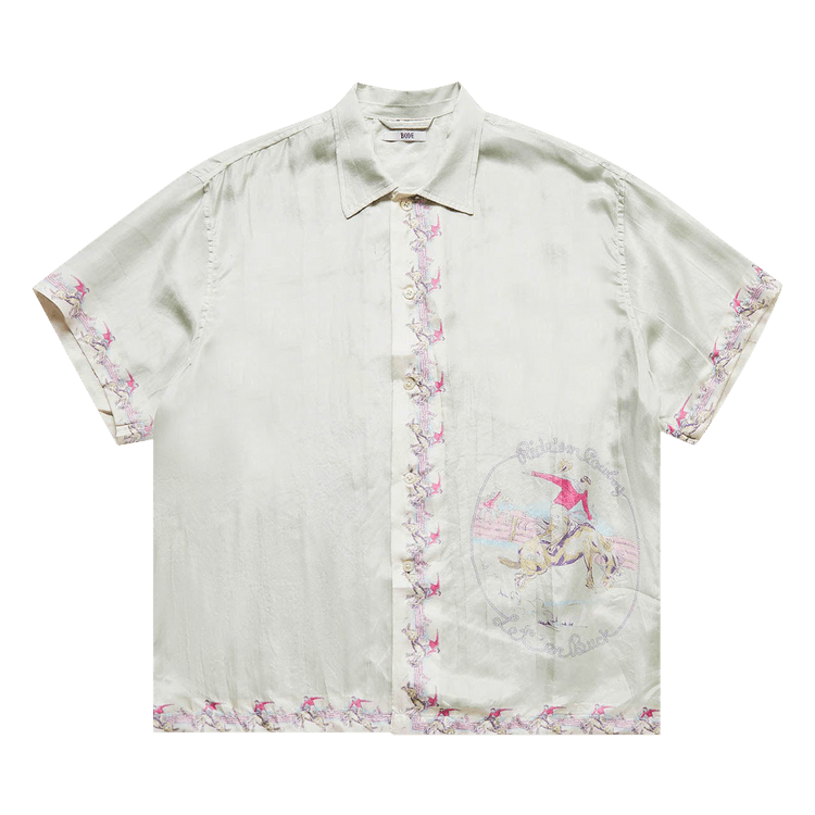 Bode Round Up Short-Sleeve Shirt "Mint"