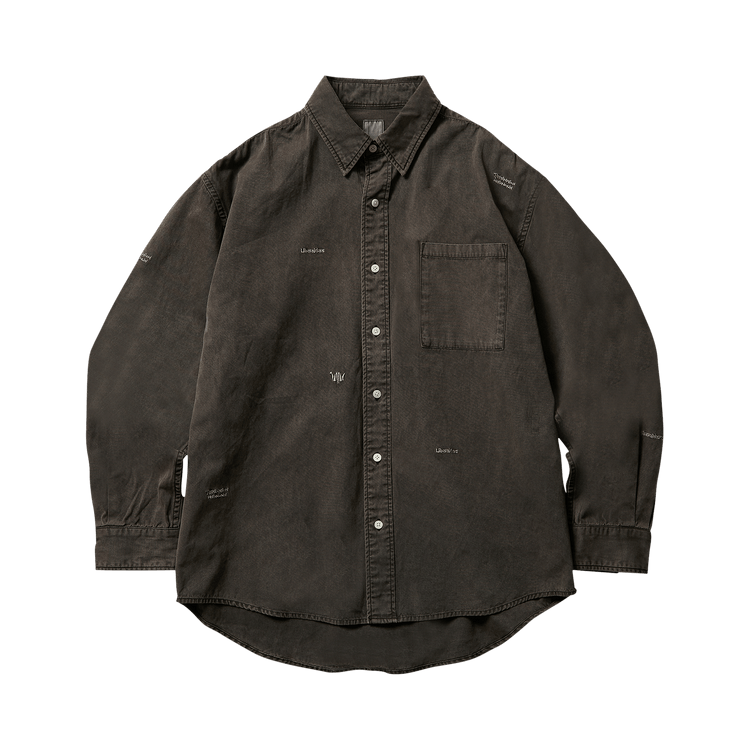 Liberaiders Garment Dyed Oxford Shirt "Grey"