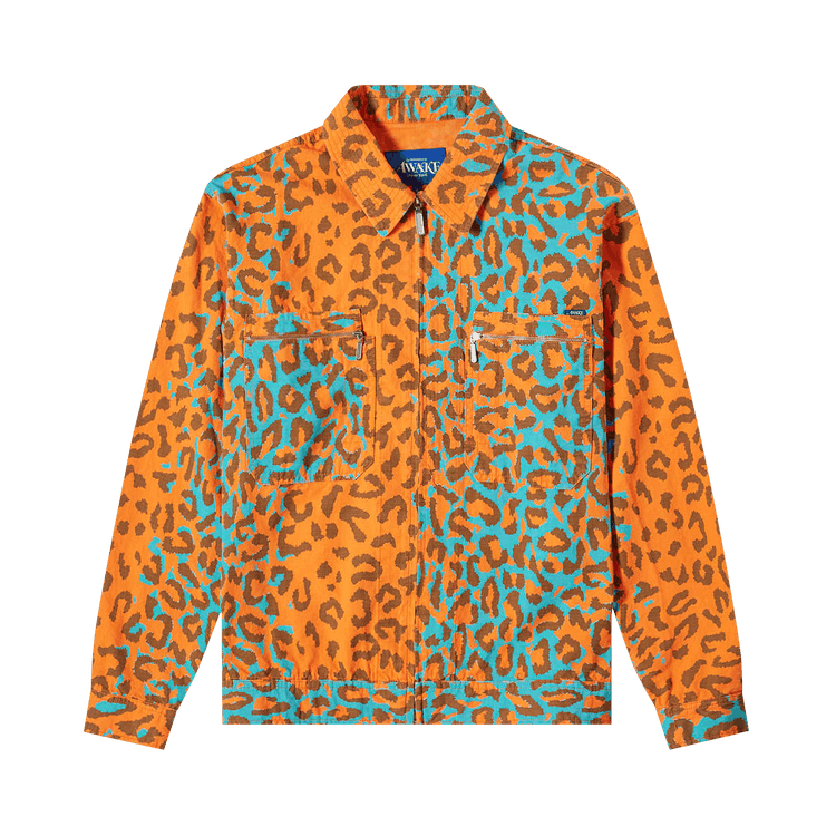 Awake NY Cargo Collard Military Jacket "Leopard"