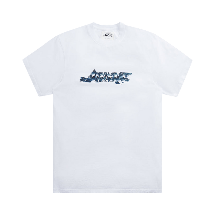 Awake NY Chrome Logo Tee "White"
