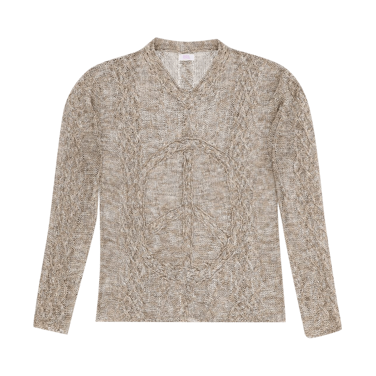 ERL Grunge Cable Knit Sweater "Brown"