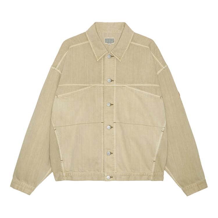 Cav Empt Overdye Colour Light Denim Jacket "Beige/Black"