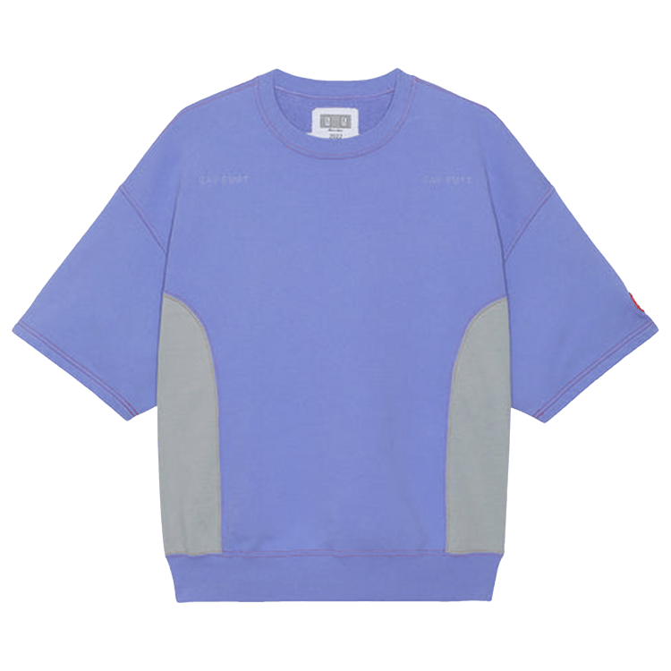 Cav Empt Side Panel Short-Sleeve Crewneck "Purple"