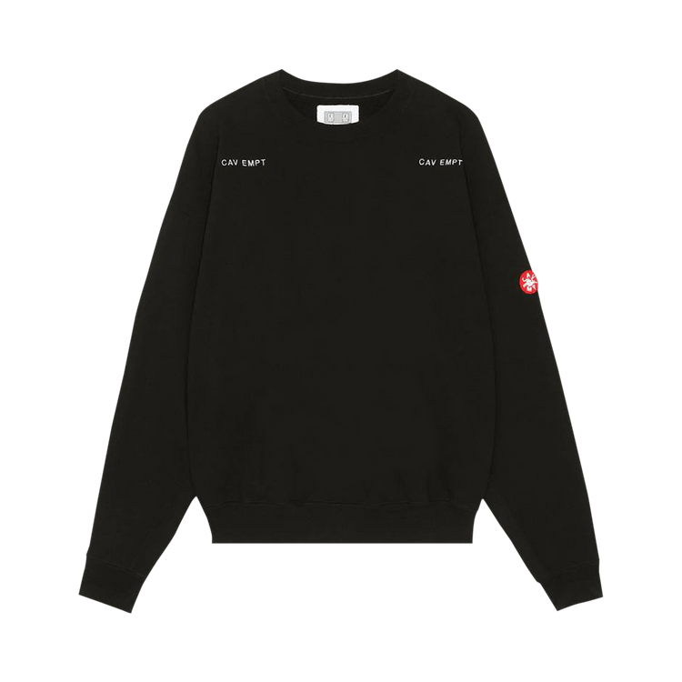Cav Empt Solid Crewneck "Black"