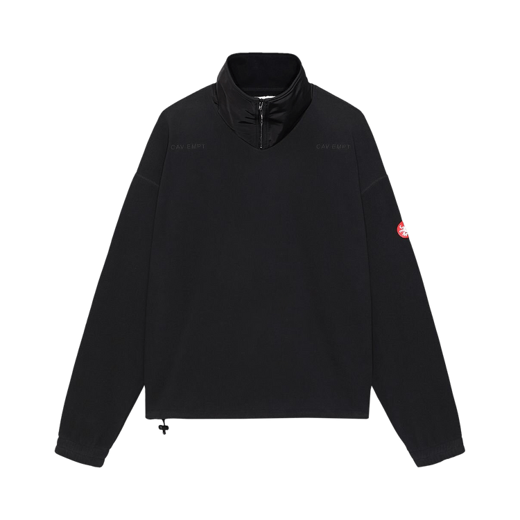 Cav Empt Light Fleece Zip Collar "Black"