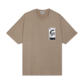 Cav Empt Overdye MD Purple Cloud T-Shirt "Beige"