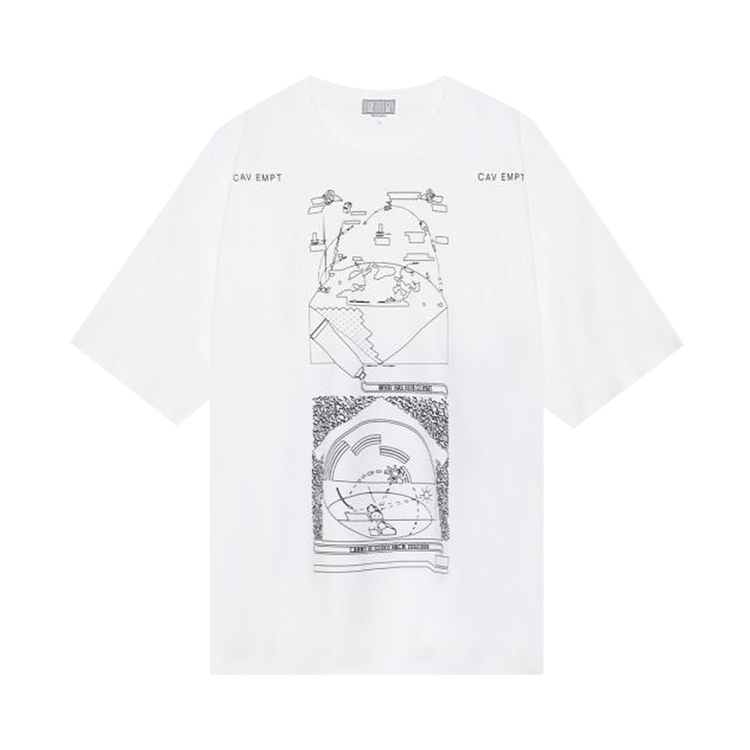 Cav Empt MD Mixedmeta4 Big T-Shirt "White"