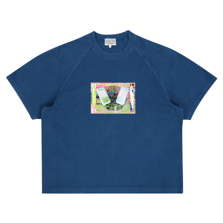 Cav Empt Overdye Raglan Heavy T-Shirt "Navy"