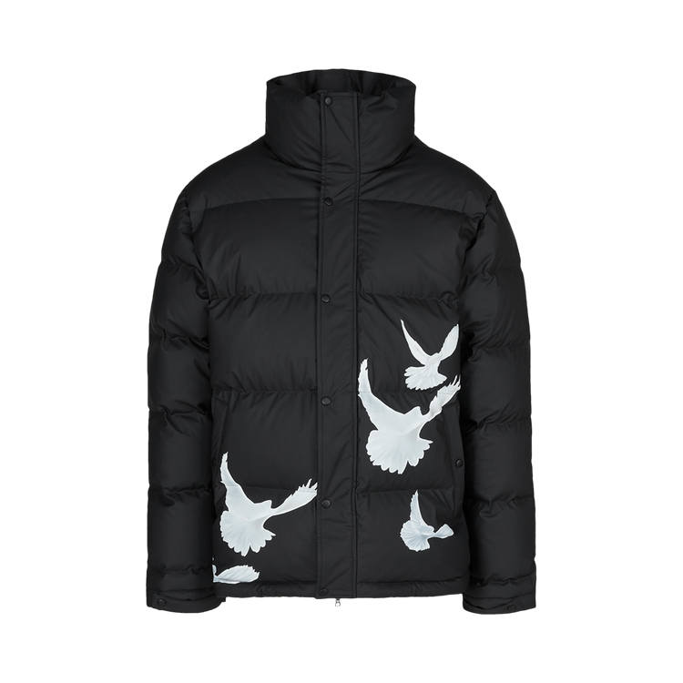 3.PARADIS Flying Birds Puffer Down Jacket "Black"