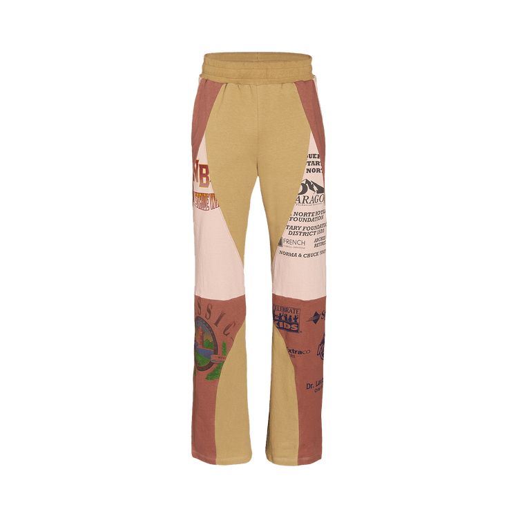 Marine Serre Graphic T-Shirts Track Pants "Green"