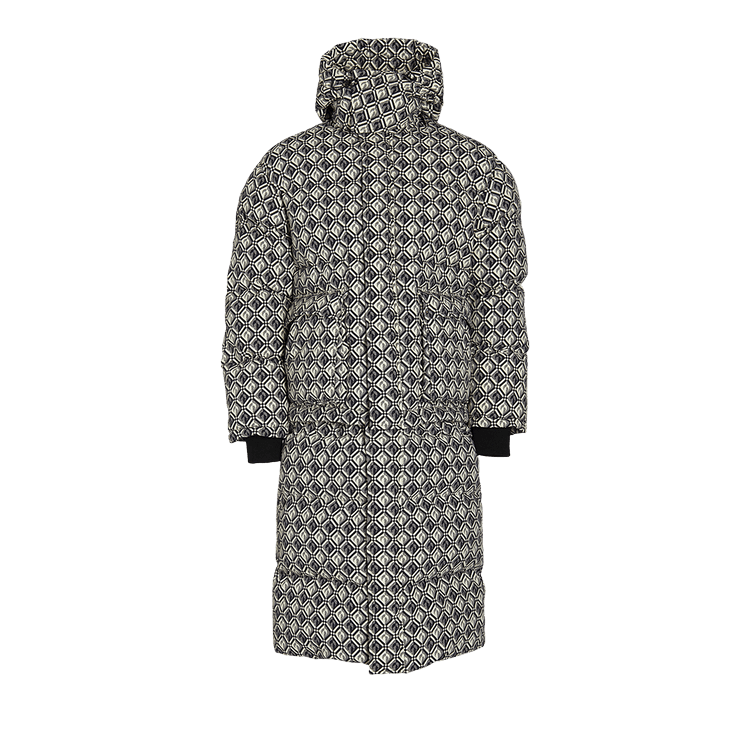 Marine Serre Moon Diamant Transit Puffer "Black"