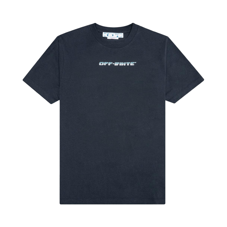 Off-White Between Arrow Over Short-Sleeve Tee "Outerspace/White"