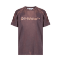 Off-White Laundry Logos Slim Short-Sleeve Tee "Aubergine"