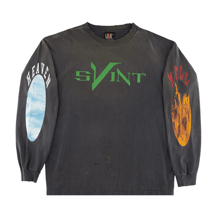 SAINT Mxxxxxx x Vlone Skull Long-Sleeve "Black"