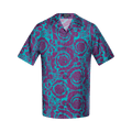 Versace Informal Shirt "Teal/Plum"