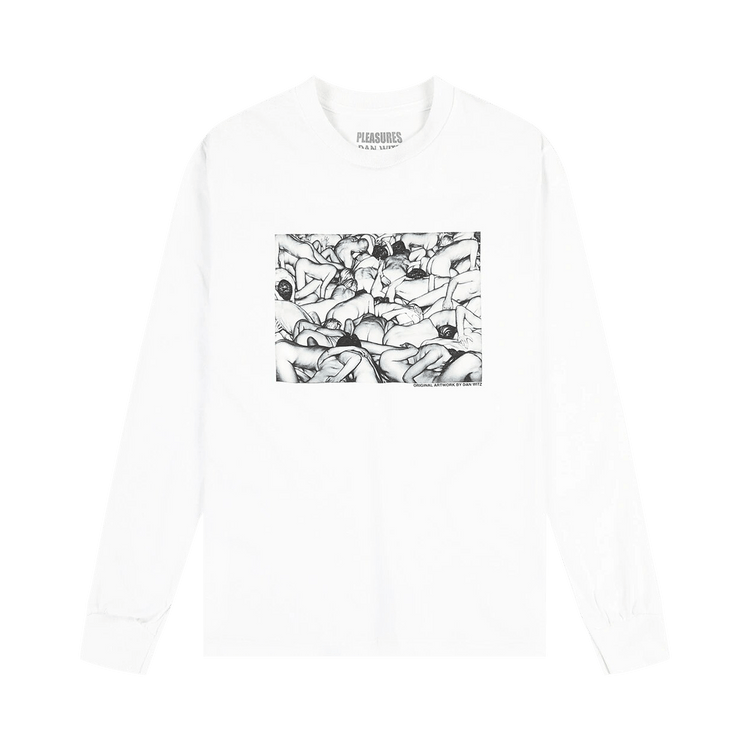 Pleasures Orgy Long-Sleeve T-Shirt "White"