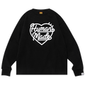 Human Made Heart Long-Sleeve T-Shirt "Black"