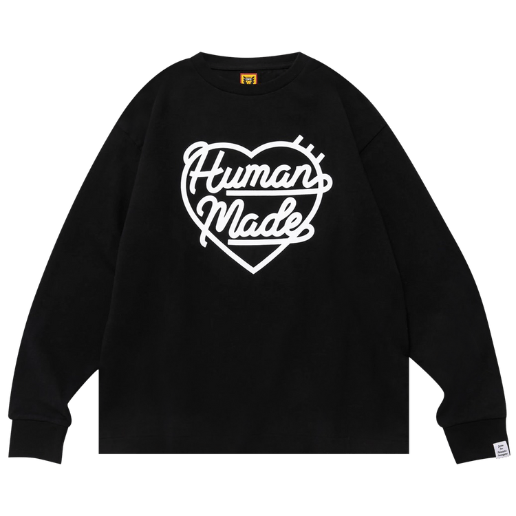 Human Made Heart Long-Sleeve T-Shirt "Black"